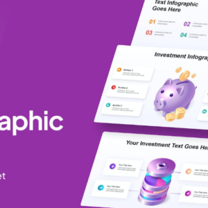 Financial Investment and Industry Report Infographic Template (.ai Source File)